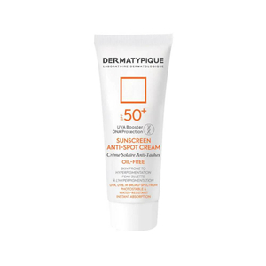 کرم ضد آفتاب روشن کننده بی رنگ SPF50 درماتیپیک مناسب انواع پوست